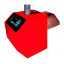 Пеллетная горелка RODA RPB-50s 50 кВт 295х252х390 мм красный Винница