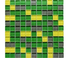 Скляна мозаїка Керамік Полісся Crystal Green Grey 300х300х6 мм
