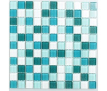 Скляна мозаїка Керамік Полісся Silver Aquamarine 300х300х6 мм