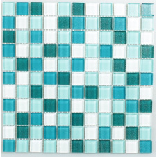 Скляна мозаїка Керамік Полісся Silver Aquamarine 300х300х6 мм