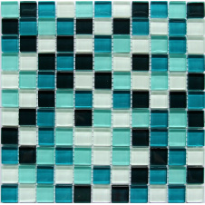 Скляна мозаїка Керамік Полісся Crystal Blue Lagoon 300х300х6 мм