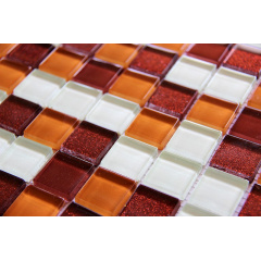 Скляна мозаїка Керамік Полісся Glam White Brown 300х300х6 мм Харків