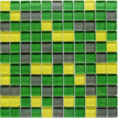 Скляна мозаїка Керамік Полісся Crystal Green Grey 300х300х6 мм Хмельницький