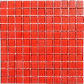 Скляна мозаїка Керамік Полісся Silver Red 300х300х6 мм
