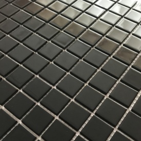 Стеклянная мозаика Керамик Полесье Неро 300х300х4 мм