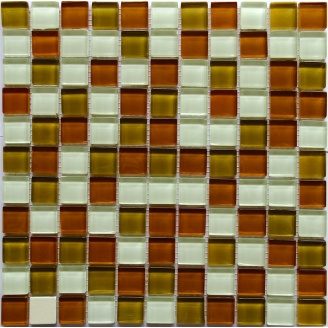 Скляна мозаїка Керамік Полісся Crystal White Beige 300х300х6 мм