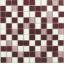 Стеклянная мозаика Керамик Полесье Silver Lilac Bordo 300х300х6 мм Киев