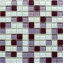Скляна мозаїка Керамік Полісся Glam Lilac Mix 300х300х6 мм Веселе