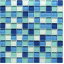 Скляна мозаїка Керамік Полісся Crystal Sea Blue 300х300х6 мм Дніпро