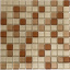 Стеклянная мозаика Керамик Полесье Сильвер Беж Микс 300х300х6 мм Киев