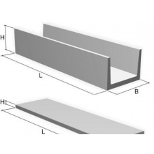 Лоток Л 23-8 5970х2480х720 мм