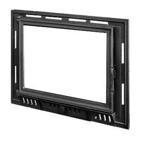 Дверка для каміна KAWMET W6 з прямим склом 685х515 мм