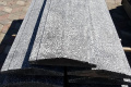 Бетонный парапет на забор МикаБет с мраморной крошкой 18 см серый