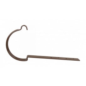 Тримач жолоба Акведук Преміум короткий 150 мм 270 мм коричневий RAL 8017