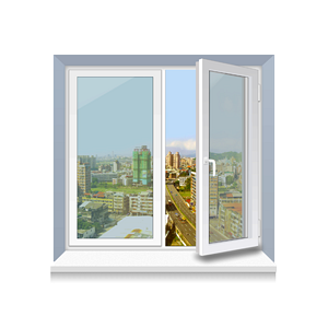 Металлопластиковое окно Rehau стандартное 1300x1400 мм