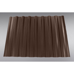 Профнастил Тайл НС-20 матполіестер 1145x20 мм RAL 8017 0,40 мм Вишневе