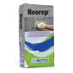 Цементный ремонтный раствор Neotex Neorep армированный волокном 25 кг серый Миргород