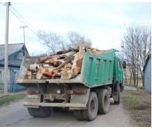 Вывоз строительного мусора автомобилем КАМАЗ