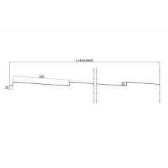 Металочерепиця Ruukki Decorrey Rough matt 0,45 мм RR-29 (Червоний) Чортків