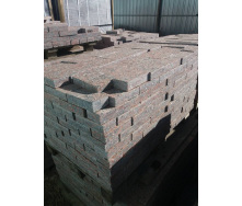 Брусчатка пиленная термообработанная Капустянского месторождения 200x100x50 мм