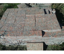 Брусчатка пиленная термообработанная Капустянского месторождения 200x100x30 мм