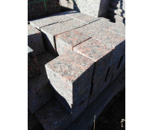 Брусчатка пиленная термообработанная Капустянского месторождения 100x100x100 мм