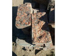 Брусчатка пилено-колотая Капустянский гранит 200x100x50 мм
