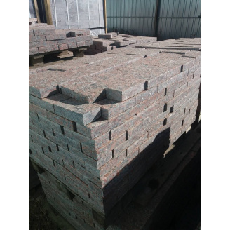 Брусчатка пиленная термообработанная Капустянского месторождения 200x100x50 мм