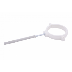 Держак труби Profil пласт. L100 130 білий Черкассы