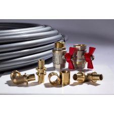 Кран шаровой для воды Heat-PEX ВВ 1/2" 40 бар