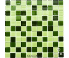 Стеклянная мозаика Котто Керамика GM 4029 C3 GREEN D GREEN M GREEN W 300х300х4 мм