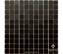 Керамическая мозаика Котто Керамика CM 3014 C BLACK 300x300x11 мм