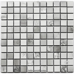Керамическая мозаика Котто Керамика CM 3021 C2 IMPRASION GRAY WHITE 300x300x10 мм Днепр