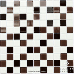 Скляна мозаїка Котто Кераміка GM 4011 C3 CAFFE D CAFFE M WHITE 300х300х4 мм Буча