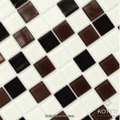 Скляна мозаїка Котто Кераміка GM 4011 C3 CAFFE D CAFFE M WHITE 300х300х4 мм Вінниця