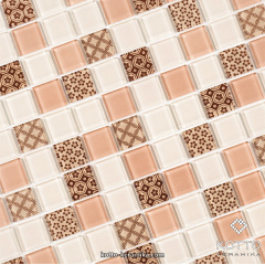 Скляна мозаїка Котто Кераміка GM 4055 C3 BEIGE M BEIGE M STRUCTURE 300х300х4 мм Рівне