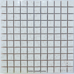 Декоративна мозаїка Котто Кераміка CM 3038 C PIXEL WHITE 300x300x8 мм Полтава