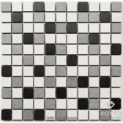 Керамическая мозаика Котто Керамика CM 3028 C3 GRAPHIT GRAY WHITE 300x300x8 мм Днепр