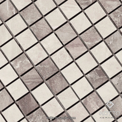 Керамічна мозаїка Котто Кераміка CM 3019 C2 GRAY WHITE 300x300x10 мм Рівне