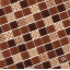 Стеклянная мозаика Котто Керамика GM 4054 C3 BROWN D BROWN M STRUCTURE 300х300х4 мм Еланец