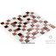 Стеклянная мозаика Котто Керамика GM 4037 C3 BROWN M BROWN W WHITE 300х300х4 мм Днепр