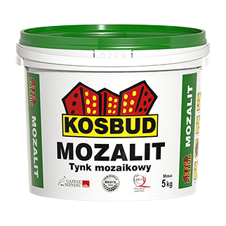 Мозаїчна штукатурка Kosbud Mozalit N\TM дрібнозерниста 5 кг