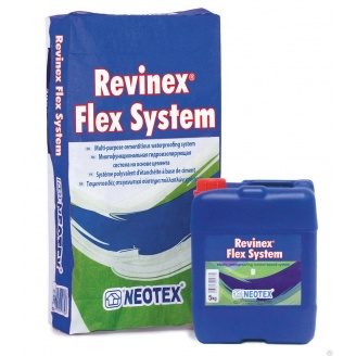 Цементная обмазочная гидроизоляция Revinex Flex System