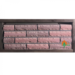 Кирпич облицовочный ECOBRICK луч 250x100x65 мм красный бордо Черкассы