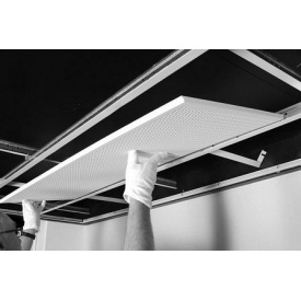 Акустическая панель Danoline Belgravia круглые отверстия 6/15 2,88 м2/упак 600x600x12,5 мм