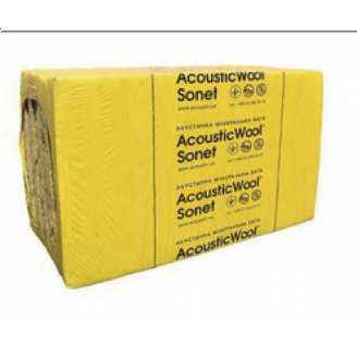 Звукоизоляционная плита для плавающих полов AcousticWool Sonet F 120 кг/м3 6,0 м2/упак