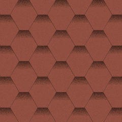 Бітумна черепиця Aquaizol Мозаїка 320х1000 мм Червоний мак Краматорськ