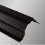 Планка Aquaizol ПТ-1 торцевая 0,5 мм 2 м коричневый Ирпень