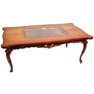 Дерев'яний столик Гюмрі СЖ-16 різьблений 145х80х56 см