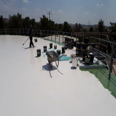 Гідроізоляція покрівлі резервуару РВС рідкою поліуретановою гумою Ромни